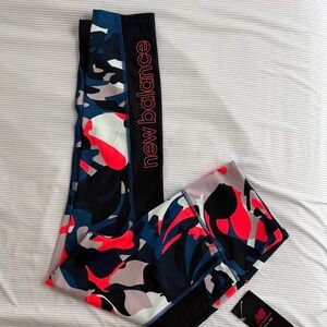 New Balance Multicolor Camouflage Leggings